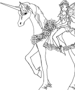 Unicorn Coloring Page